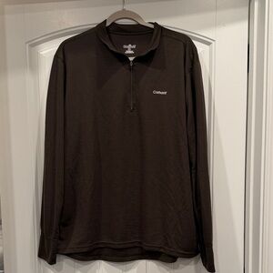 Men’s Carhartt Dark Green Quarter-Zip Pullover